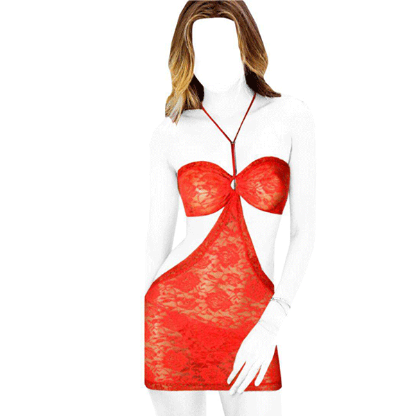 لباس خواب فانتزی Shohreh کد 8912 رنگ قرمز